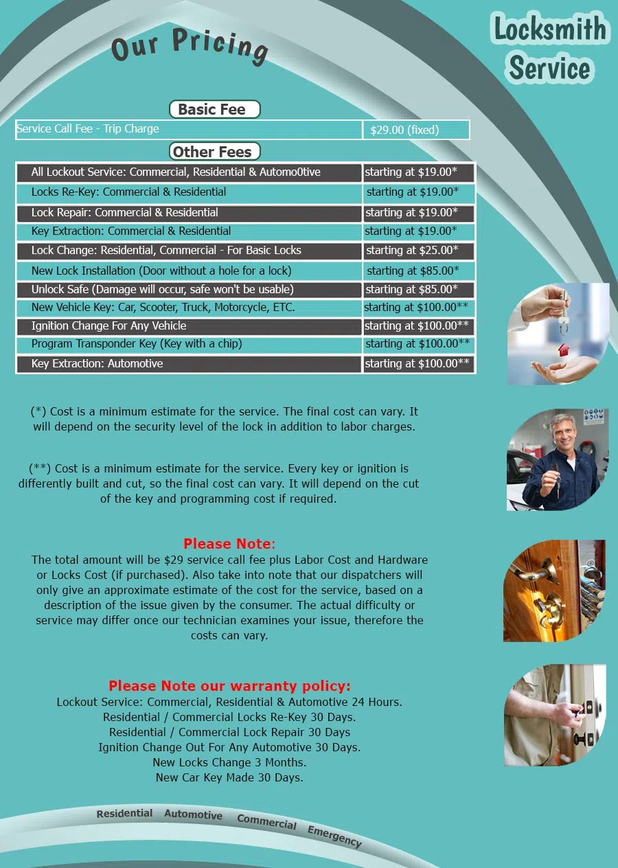 Father Son Locksmith Shop Inglewood, CA 310-975-3196